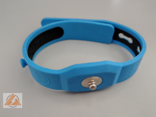 Reinraum-Handgelenkerdungsband mit 4 mm Druckknopf