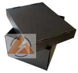 Leitfähige Karton als Versandkartonage zum Stapeln