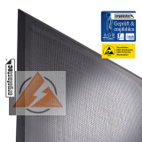 ERGOLASTEC-ESD-Arbeitsplatzmatten Größe 1350 x 1000 x 16 mm mit AGR-Gütesiegel
