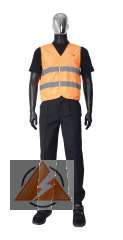 Sicherheitsweste ESD-konform Unisex