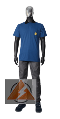 ESD-Poloshirt Unisex mit Brusttasche und ESD-Logo