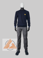 ESD-Sweatshirt Unisex mit Rundkragen und ESD-Logo