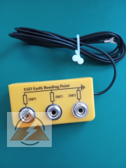 Erdungsbox mit 3 Druckknöpfen 10,3 mm