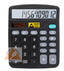 ableitfähiges ESD-Taschenrechner