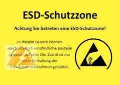 ESD-Kennzeichnung Eingang / Ausgang EPA Größe A4