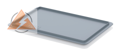 Deckel zu ESD Euro Kisten 400 x 300, stapelbar
