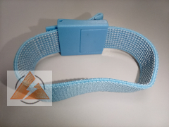 Handgelenkerdungsband textil blau