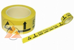 statisch ableitfähiges ESD-Bodenklebeband zur Markierung von ESD-Bereichen
